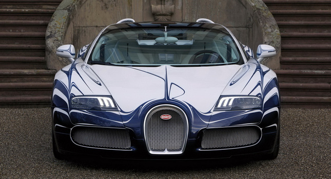  Bugatti’s One-of-a-Kind “L’Or Blanc” Veyron Grand Sport Special with…Porcelain Fittings