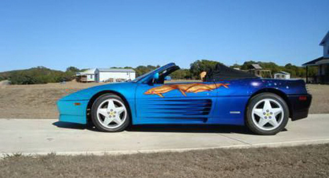  1994 Ferrari 348 Spyder with just 2,300 Miles and a…$100,000 Paint Job