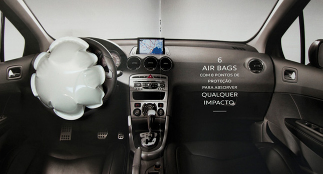  Peugeot Creates Interactive Print Ad with an Inflatable Mini Airbag for the 408 Sedan