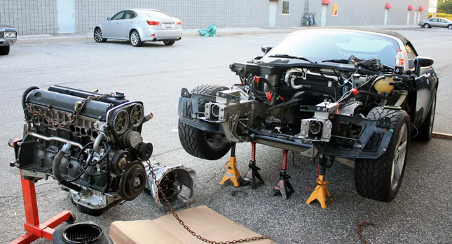  Pontiac Solstice gets an Engine Transplant from a Toyota Supra