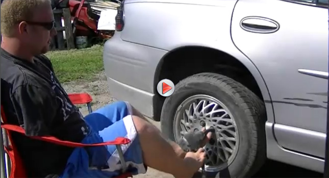  The Inspirational Archer without Arms Changes Pontiac Brakes with Feet
