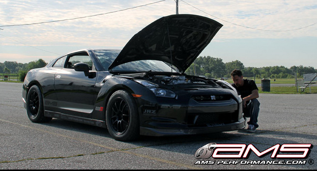  The Real Godzilla: AMS Performance’s 1,309WHP Nissan GT-R Completes ¼ Mile in 9.05 Sec! [Video]