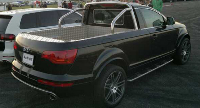  Audi Q7 Pickup Truck Photo Begs the Question: Is it Real or Fake?