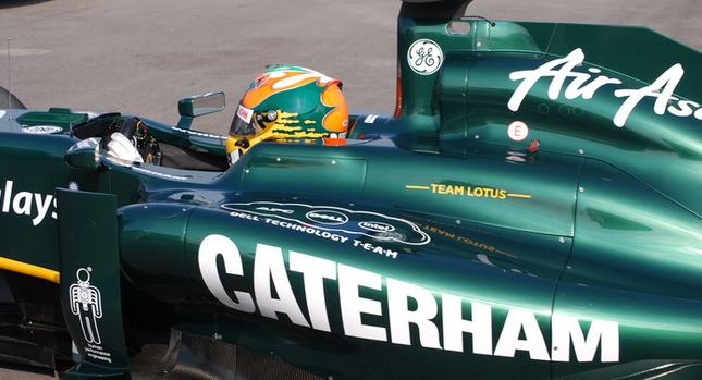  Caterham Logos to Appear on Team Lotus’ F1 Cars