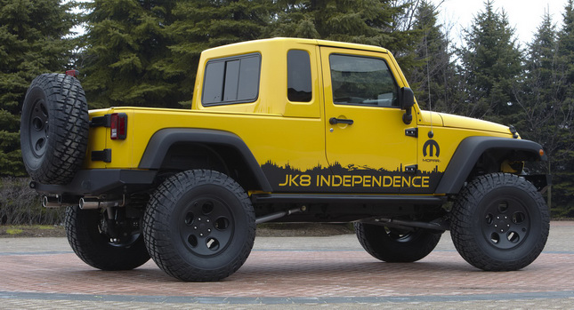  Jeep Prices New JK-8 Kit to Transform Wrangler Unlimited to a Pickup Truck at $5,499