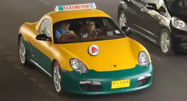  $202,000 Porsche Taxi Cab Takes Bangkok by Surprise