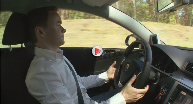  VW Demonstrates its Handsfree Auto Pilot in Action [Video]