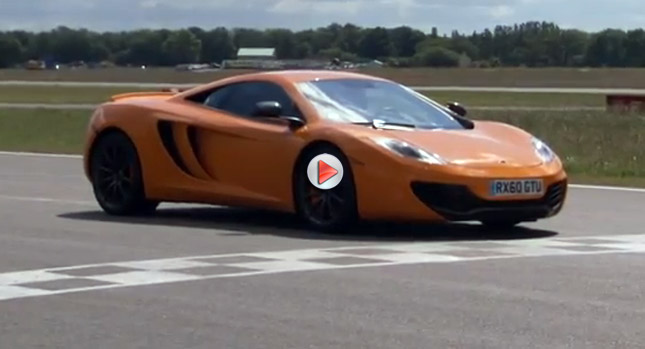  Top Gear: McLaren MP4-12C Records Second Fastest Power Lap Time, Trumps Ferrari 458 [with Video]
