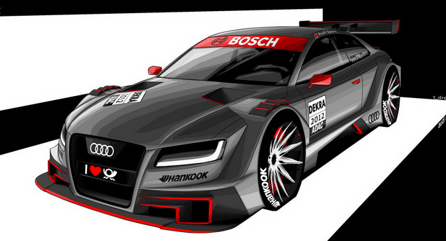  New Audi A5 Coupe DTM Racing Concept to Replace A4 Sedan from 2012
