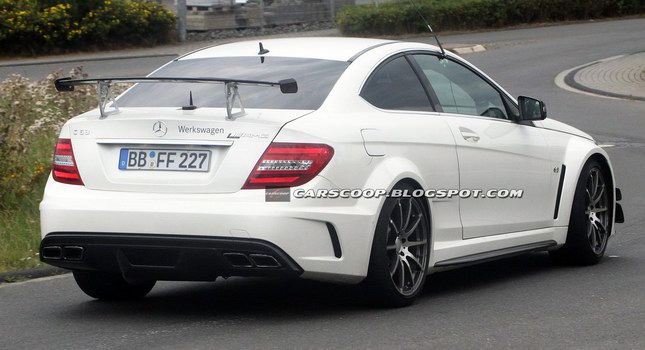  SCOOP: New Mercedes-Benz C63 AMG Coupe Black Series Spotted with Aerodynamics Package
