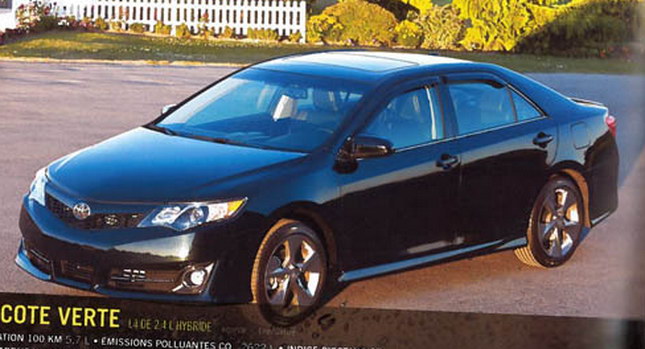  2012 Toyota Camry: New Leak from Canadian Auto Guide Reveals All