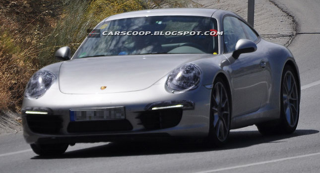  SPIED: 2012 Porsche 911 Coupe and Convertible Drop Body Camo Completely