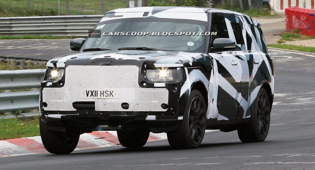  SPIED: New, Evoque-Inspired 2013 Range Rover Hits the 'Ring
