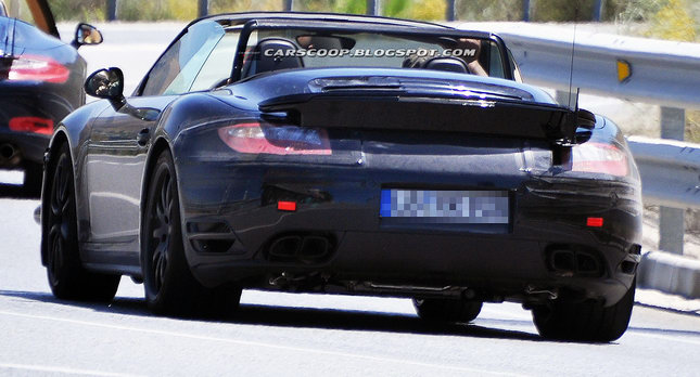  SCOOP: 2013 Porsche 911 Turbo Convertible Snagged with its Top Down