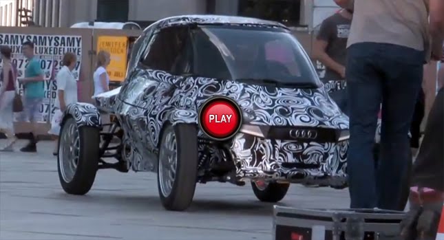  New Audi City Car Concept Scooped on Film