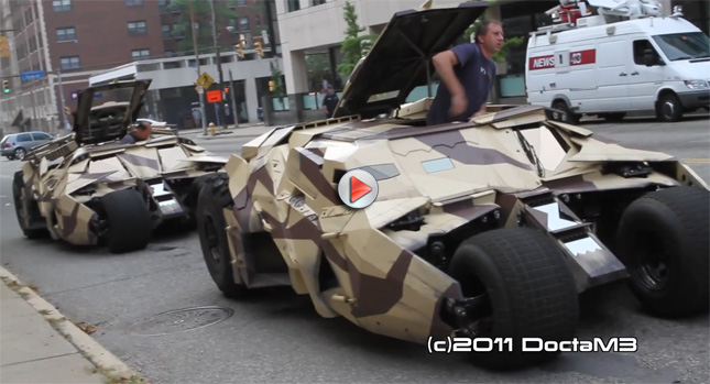  Scooped: New Batmobile Tumbler from The Dark Knight Rises Filmed During Shoot in Pittsburgh