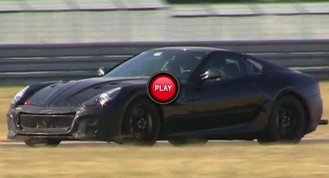  Spied: Ferrari 599 Replacement Filmed Doing the Rounds on the Fiorano Test Track