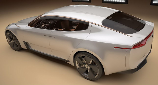  Kia Raises the Stakes with RWD Four-Door Coupe Concept