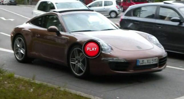  New 2012 Porsche 911 Filmed on the Road…Again