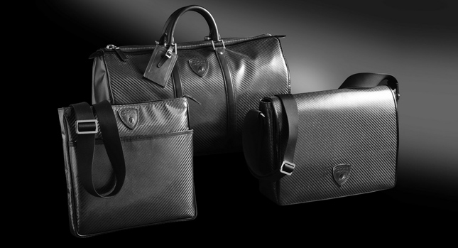  Lamborghini Crafts New Collection of Bags made of Carbon Fibre Cloth