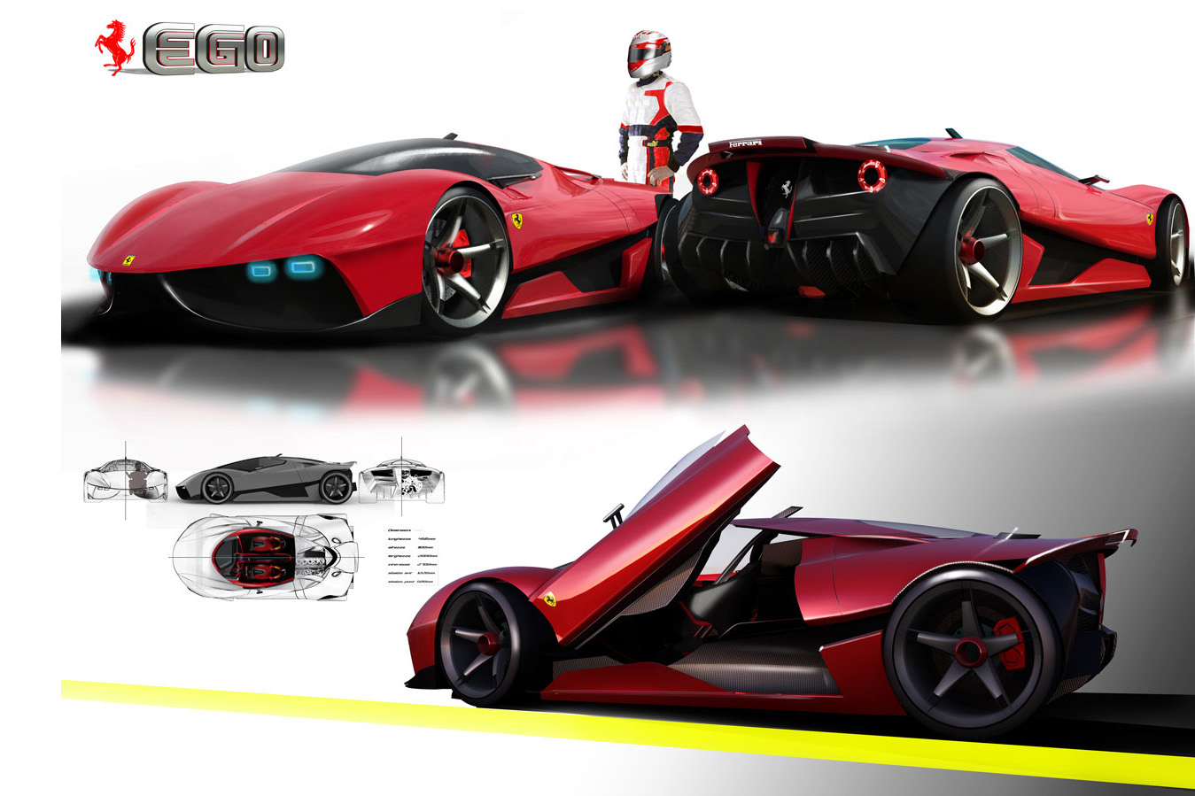 Ferrari EGO Concept Study: For the Man Who has Everything, Circa 2025