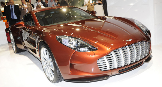  IAA 2011: Aston Martin One-77 Shows up in Frankfurt with a Different Hue Right Next to the Cygnet