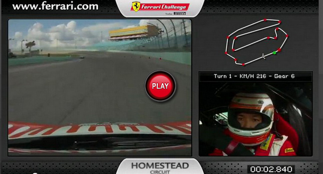  Video: A Lap Around the Homestead Circuit Inside a Ferrari 458 Challenge