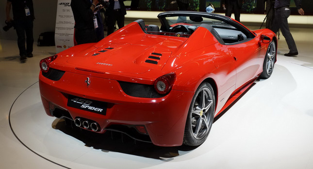  IAA 2011: Ferrari 458 Spider Debuts Along with New “Tailor Made” Program