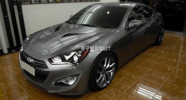  Facelift 2013 Hyundai Genesis Coupe Appears Again Undisguised