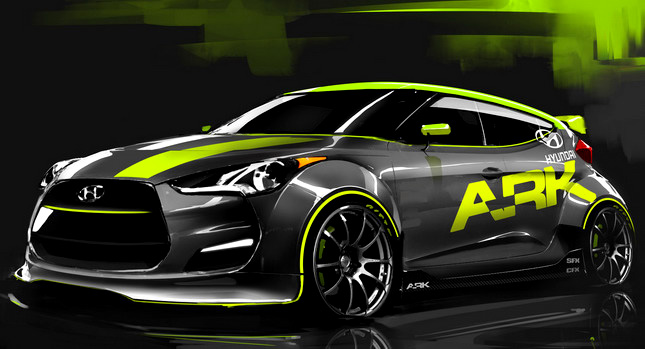  New Hyundai Veloster gets Turbocharged for Upcoming SEMA Show