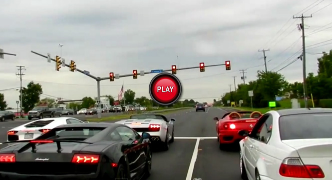  Video: Lamborghini Aventador vs Gallardo Spyder vs Ferrari 360 Modena