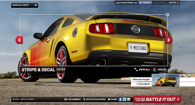  Ford to Launch New Mustang Customizer Website