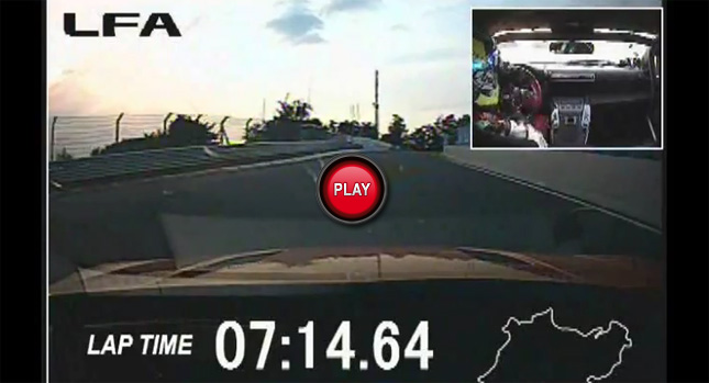  Video: Lexus LFA Nürburgring Edition Laps the 'Ring in 7:14.64" Making it the 4th Fastest Production Car