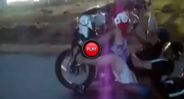  Video: Here's Why a Three-some Wheelie is a Very Bad Idea