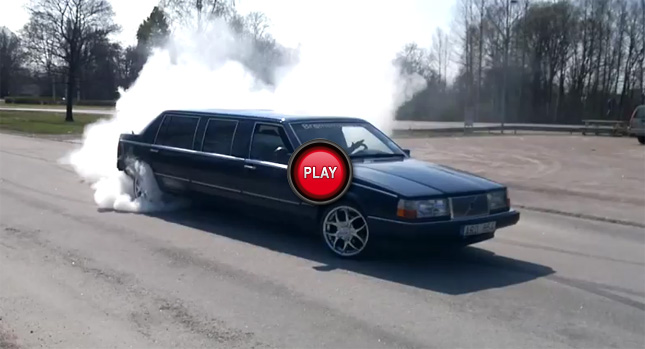  Video: Volvo…960…Stretch…Limousine…Slow…Burn…Out