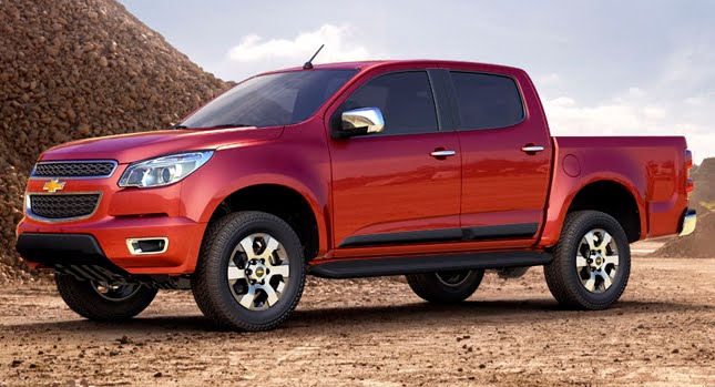  All-New 2012 Chevrolet Colorado Pickup Truck Revealed in Production Guise