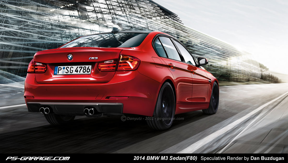 14 Bmw M3 Sedan F30 And 3 Series Coupe Speculatively Rendered Carscoops