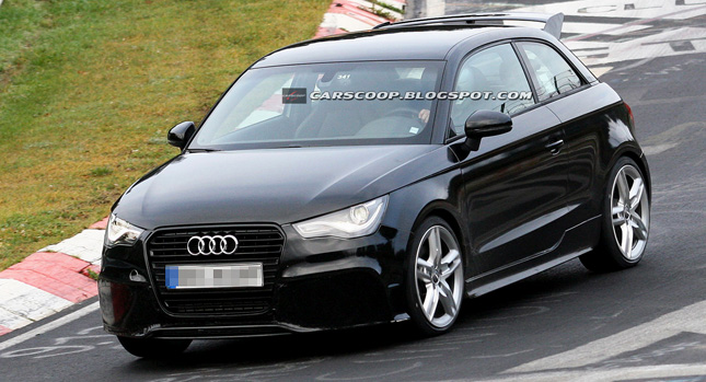  SPIED: New Audi RS1 Pocket-Rocket Shows up on the 'Ring