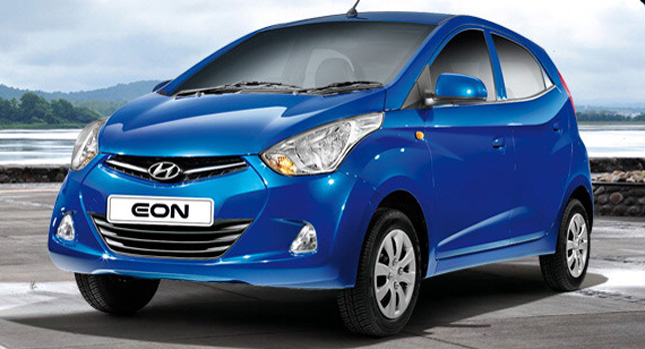  Hyundai Launches New Eon Low-Cost City Car in India to Compete with Suzuki