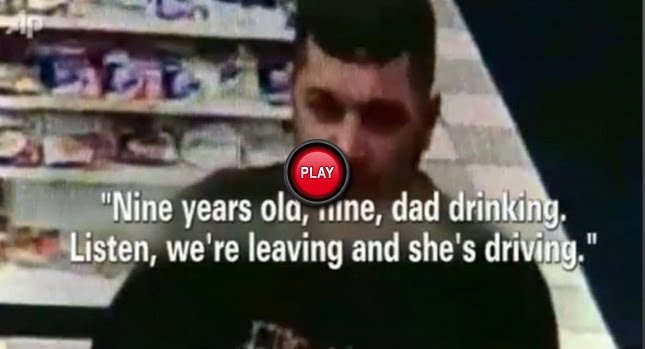  Unbelievable: Video Footage Shows Drunk Dad Having his 9-Year-Old Daughter Drive him Home
