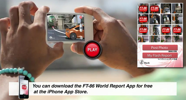  Toyota Launches New FT-86 App for Apple iPhone and iPod Users