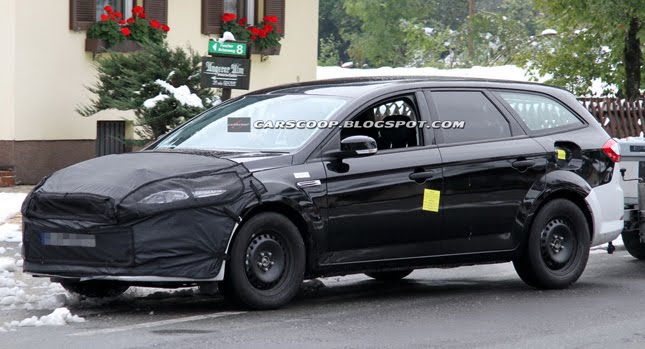  SPY SHOTS: 2013 Ford Mondeo Prototype Snapped in Station Wagon Trim