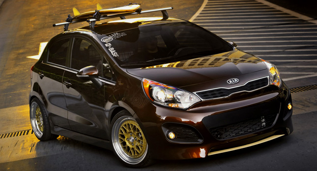  Kia Joins Forces with Antenna Magazine to Build Rio and Forte Specials for SEMA Show