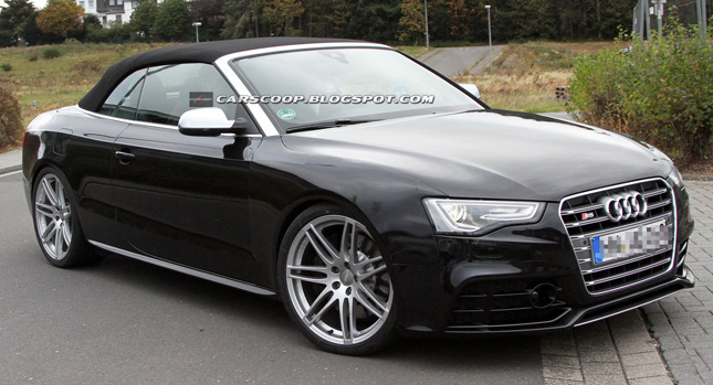  SPY SHOTS: New Audi RS5 Convertible Spotted Testing