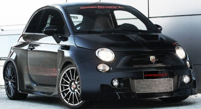  Lil' Monster: Romeo Ferraris Fiat 500 Abarth Stradale Packs 300HP
