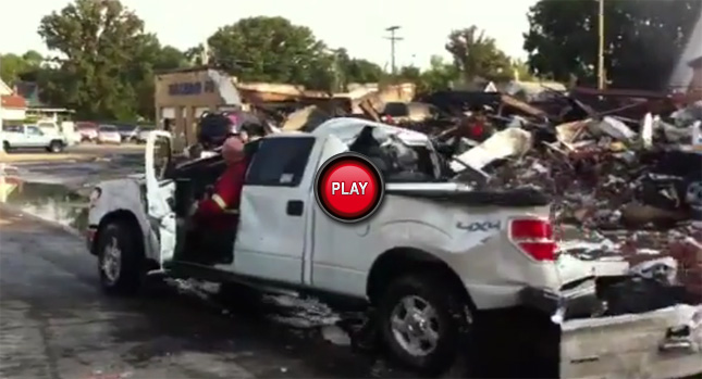  Get Ready for a New Built Tough Commercial: Firefighter Drives Off Heavily Wrecked Ford F-150