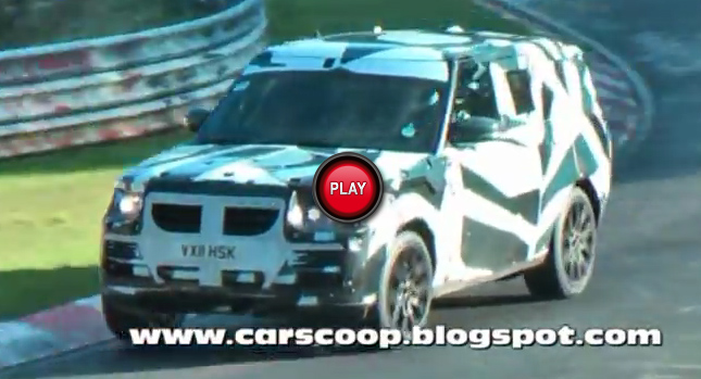  SCOOP: Watch the 2013 Range Rover Being Thrashed Around the ‘Ring in New Spy Video