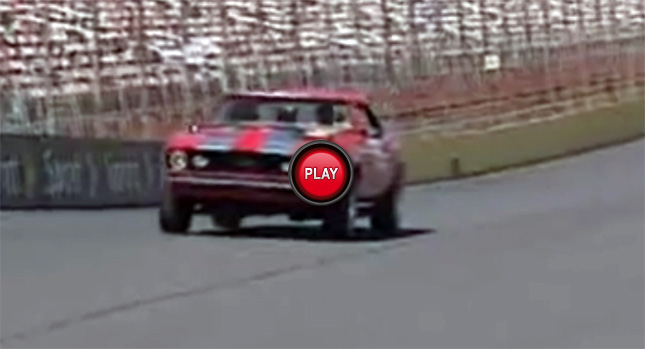  Blind Man Fully Restores 1968 Camaro and Takes it for a Spin Around NASCAR Track [Video]