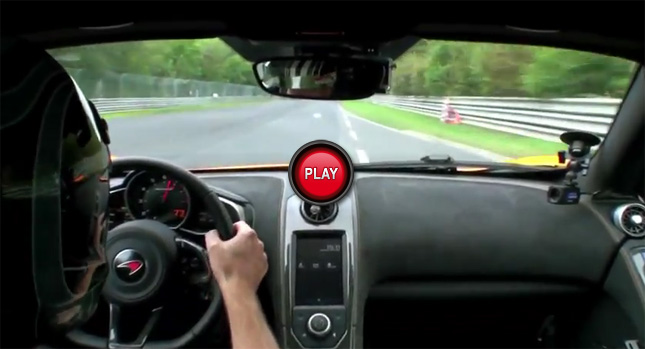  Test Run Shows the McLaren MP4-12C Lapping the 'Ring in 7:28, Faster than the Ferrari 458 Italia