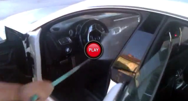 Video: Man Hoses Down Interior of Brand-New Mercedes-Benz CLS350…